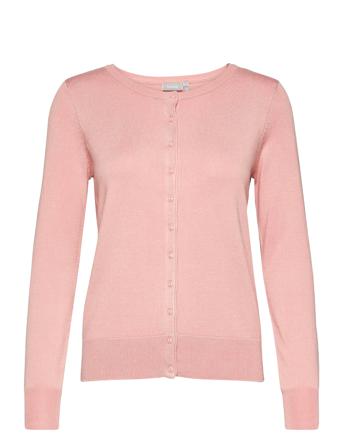 Zubasic 60 Cardigan Essentials Stickad Tröja Cardigan Rosa Fransa