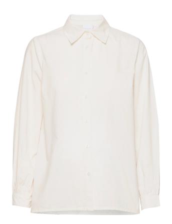Mlnanna L/S Woven Shirt A. White Mamalicious