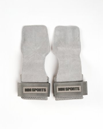 MM Sports Cowhide Grips - Smoked Grey, Träningstillbehör, Dragremmar & Grepp