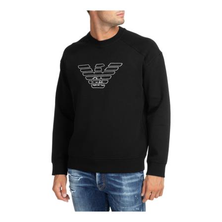 Emporio Armani Sweatshirts Sort, Herre