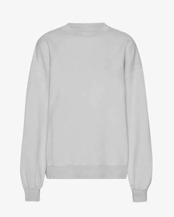 Organic Oversized Crew - Faded Grey