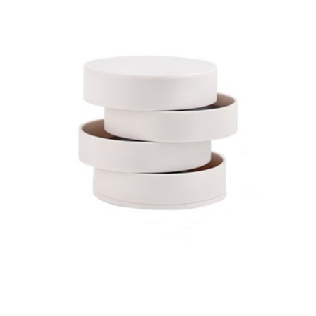 Smyckesorganisatorfodral 360 grader runt roterande fodral