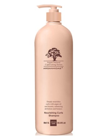 Arganmidas Nourishing Curls Shampoo - Nude - 1000 ML