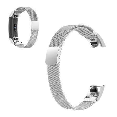 Honor Band 5 / 4 ruostumattomasta teräksestä valmistettu ranneke Silver grey