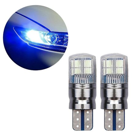 2 stk 800lm W5w 3030 Smd Canbus Bil Lastebil T10 Led Kil Erstatt Rygg Instrumentpanel Lampe Lyspærer For Posisjonslys