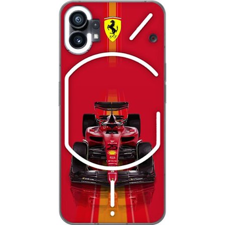 Yhteensopiva Puhelinkuori Nothing Nothing Phone (1) Ferrari Formula 1 -auto ikonisessa punaisessa muotoilussa urheilullisella tarkkuudella