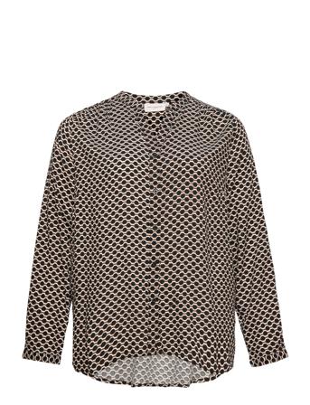 Caranita Ls Shirt Aop Black ONLY Carmakoma