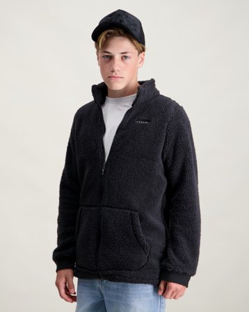 Columbia Rugged Ridge II Sherpa Full Zip Svart Genser Gutt - Kids Brand Store