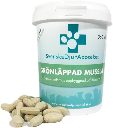 Svenska DjurApoteket Grönläppad Mussla 120 tab