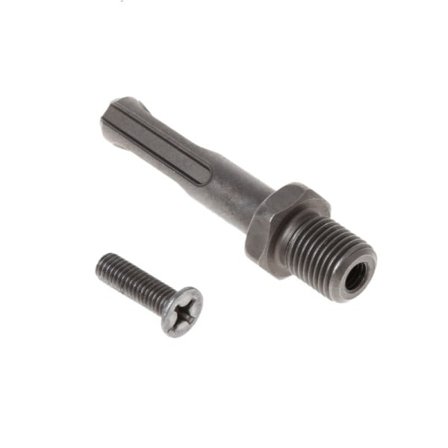 12mm gänga dia SDS plus rund skaft borr chuck adapter kontakt grå