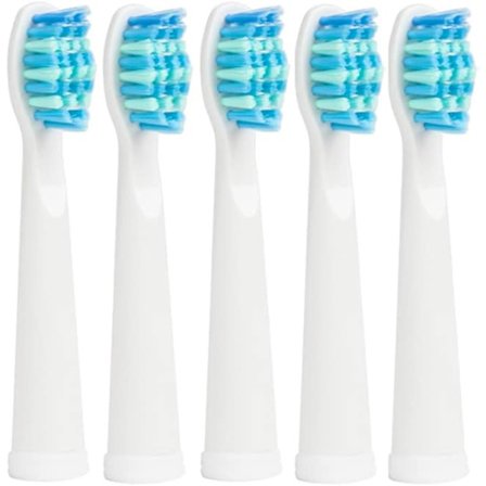 5 stk. erstatningsbørstehoder for Fairywill/Seago, elektrisk tannbørstehode for FW507/508/515/551/917/D1/D3/D7/D8/917/909/949/958/507B/908/610/659/719