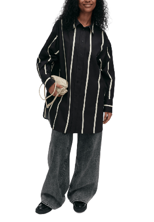 Marimekko Nila Puhveli Skjortor Dam Svart 40