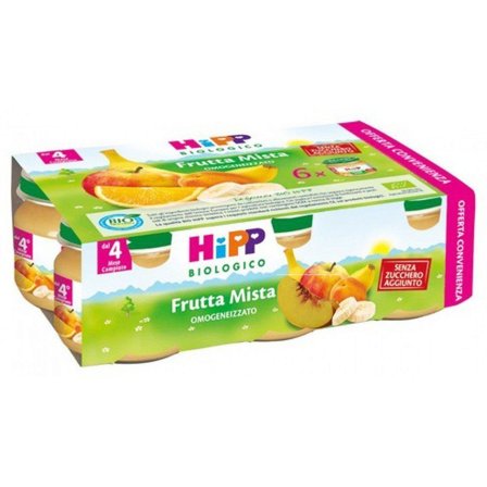 Hipp Bio Omogeneizzato Frutta Mista 6x80g