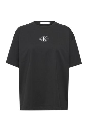 Monologo Boyfriend Tee T-shirt Top Sort Calvin Klein Jeans