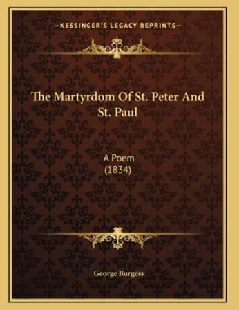 The Martyrdom Of St. Peter And St. Paul
