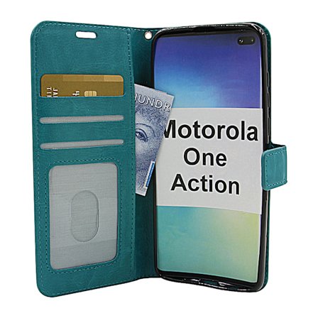 Crazy Horse Wallet Motorola One Action