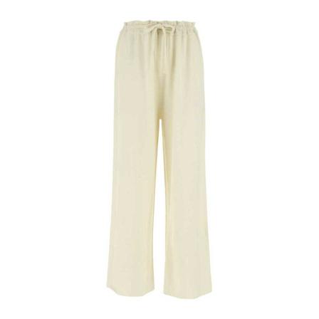 Jil Sander Wide Bukser Hvid, Dame Bukser