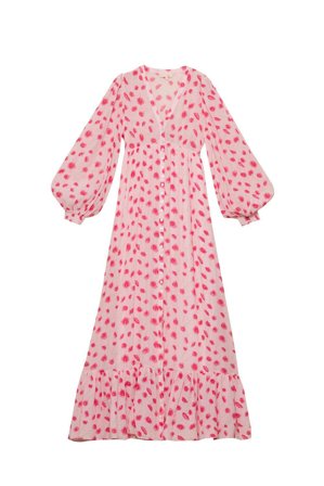 Chiffon Button Down Dress Romace L