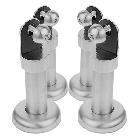 Toiletbåse Hardware Rustfrit Stål Beslag Til Toiletbås Skoler Indkøbscentre Hoteller Stabilitet 4 Sæt