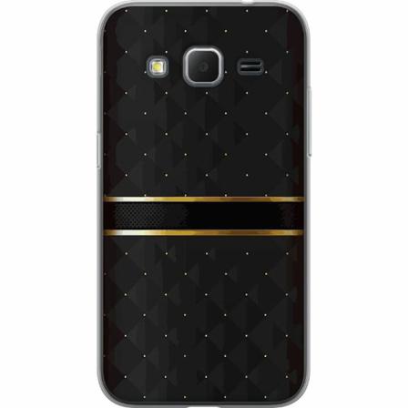 Samsung Galaxy Core Prime Mjukt Skal - Golden Stripes