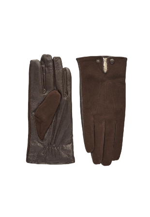 John Henric Suede Gloves Aspen Accessoarer Herr Brun 9
