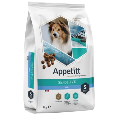 APPETITT - Sensitive Fisk Small 3 kg - Hund - Hundefôr & hundemat - Tørrfôr for hund - ZOO.no