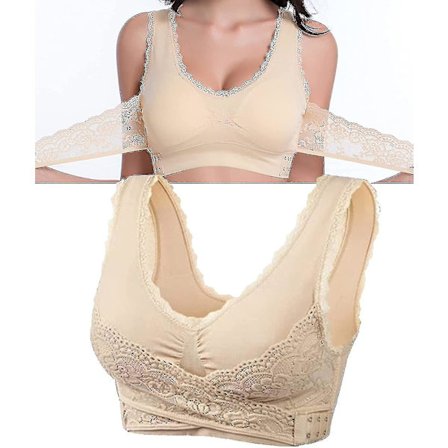 Tourmaline Shaping Wireless Silky Bra, Lymphvity Detoxification And Shaping & Powerful Lifting Bra Kompatibel Kvinnor