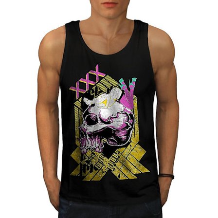 Sexig tjej Hot vuxen skalle Män Blacktank Top