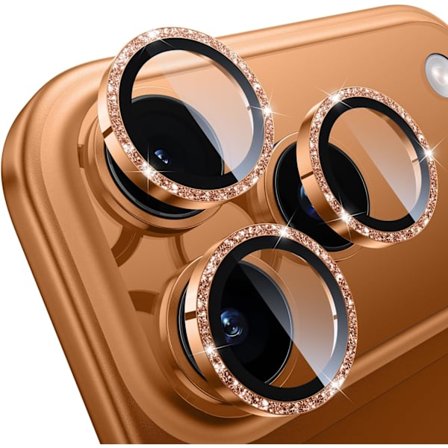 för iPhone 17 Pro Max/iPhone 17 Pro Kameraskydd - 9H Hårdhet Reptåligt Bubblfritt, HD Härdat Kamerametall