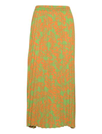 Onlalma Life Poly Plisse Skirt Aop Ptm Knälång Kjol Multi/mönstrad ONLY