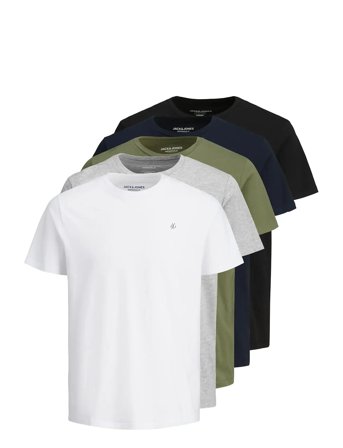 Jack & Jones | Jorjxj Tee Ss Crew Neck 5Pk Mp Noos | L
