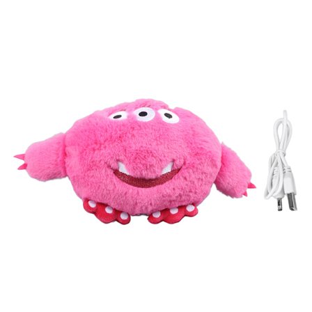 Plush Pipende Kjæledyrleke Oppladbart Myk Komfortabel Søt Interessant Interaktiv Kjæledyrleke for Kjæledyrtilbehør Rose Red