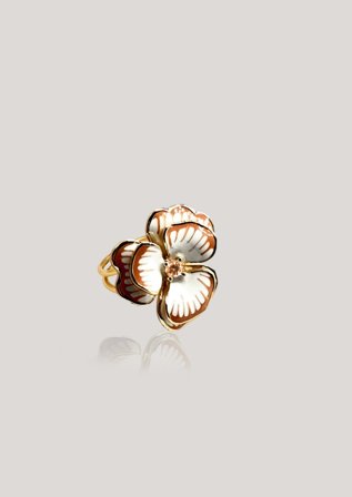 IOAKU SANTORINI RING Guldfärg Schmuck Mädchen - Kids Brand Store