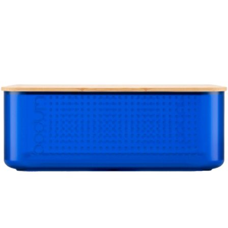 Bodum Brödlåda med bambulock liten, blå | Dukning & Servering > Brödkorgar > Brödlåda | Bagaren och Kocken