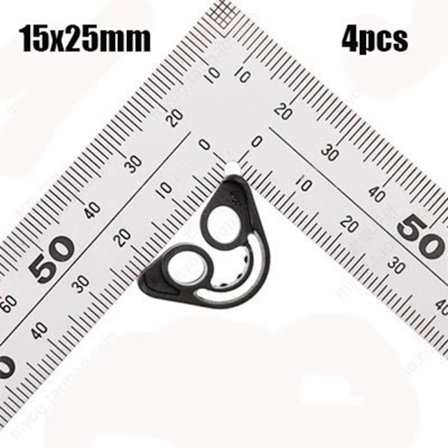 4 Stk Remme Kroge Snapspænder 15X25MM