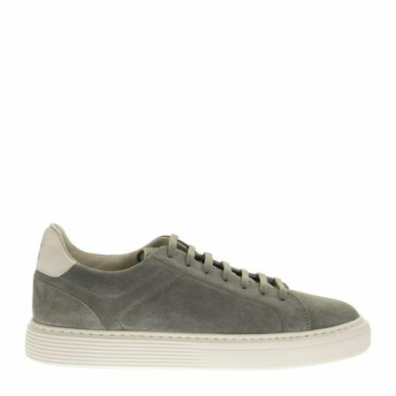 Brunello Cucinelli - Sneakers - Grå - Herr - Storlek: 42 Eu, Herr, Storlek: 42 EU