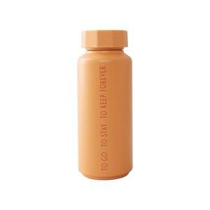Design Letters Orange Special Edition To Go Thermos Bottle One Size - Tableware - One size - Orange - Junge