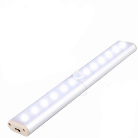 Skabslampe, 12 LED-lys, trådløs, magnetisk, bevægelsessensor, 3 belysningstilstande, bærbar, nødlanterne, natlampe til børn