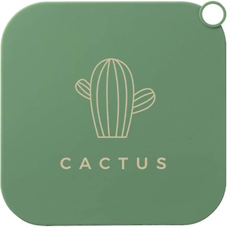 Aftapningsdæksel i silikone, firkantet, lugtfri, vaskeskumdæksel til køkken og badeværelse (2 stk., grøn)