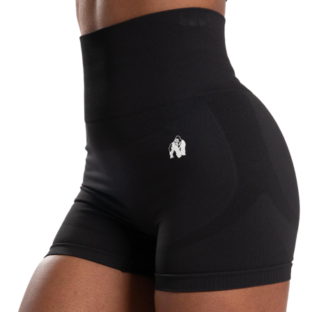 Gorilla Wear Olivia Seamless Shorts, Black