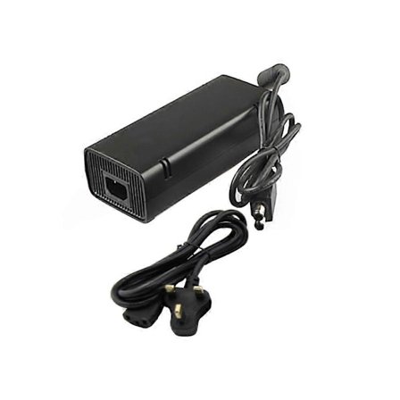 AC Adapter Strömförsörjning med Laddningskabel för XBOX 360 slim host 100-240V universalladdare