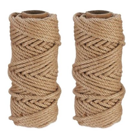 Jutekabel 6 mm x 30 m set om 2