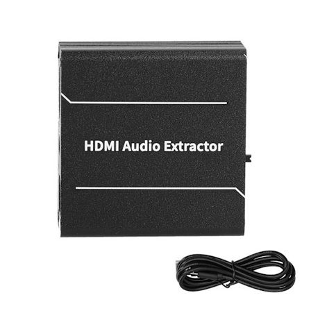 4K HDMI Audio Extractor Högupplöst 5.1 Surroundljudsplitter