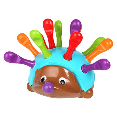 Pindsvinet Spike Puslespil Legetøj til Småbørn - Finmotorik & Farvelæringsspil