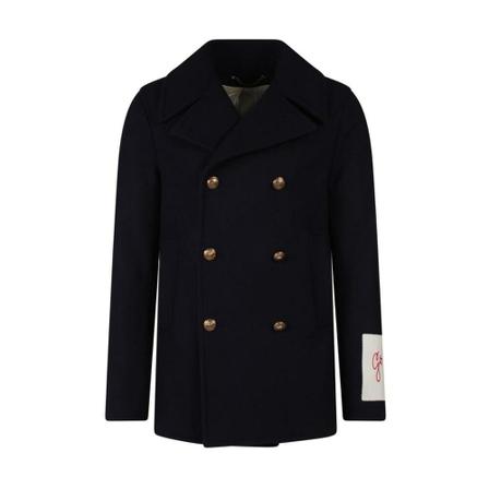 Golden Goose, Dandy Coat Blauw, Heren, Maat:XL
