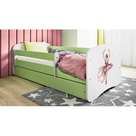 Kocot Kids Barnsäng - Babydreams Grön - Dansare 180x80 Cm - Litenleker