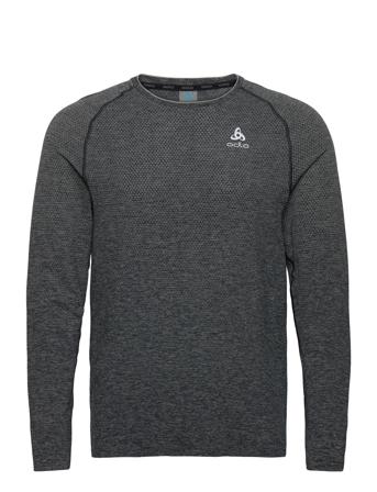 Odlo Essential Seamless T-Shirt Crew Neck L/S Grey Odlo
