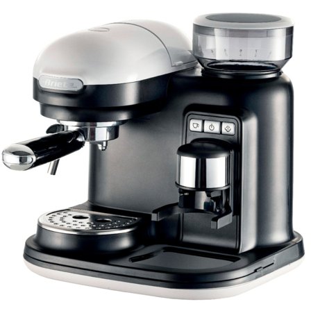 Ariete Moderna Espressomaskine med kaffekværn, hvid | KitchenOne
