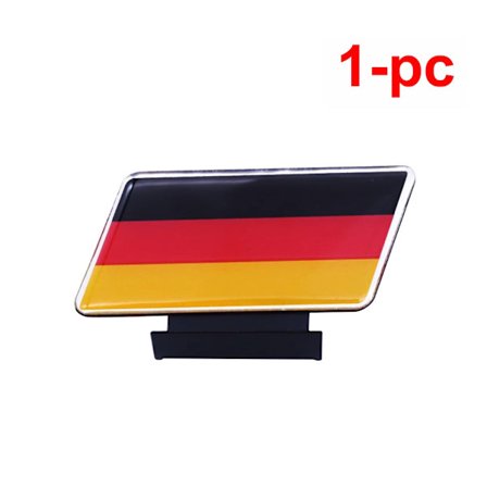 Universal Bilmærkat Tysk Flag Badge med Symbol Emblem Deutsch Frontkofanger Grill Auto Decal til Scirocco GOLF 7 Golf 6~05750