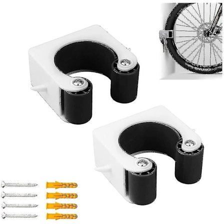2 stk. Cykelparkeringsbeslag Væghængt Bjergcykel Landevejscykel Vertikal Opbevaringsbeslag